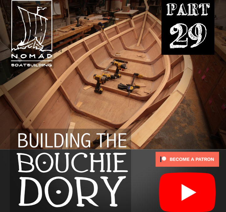 Building the Bouchie Dory – Part 29 – Thwart Risers